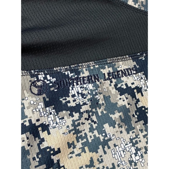 Southern Legends Jacket Mens XXL Light Gray Windbreaker Lightweight Hood camo - Picture 5 of 10